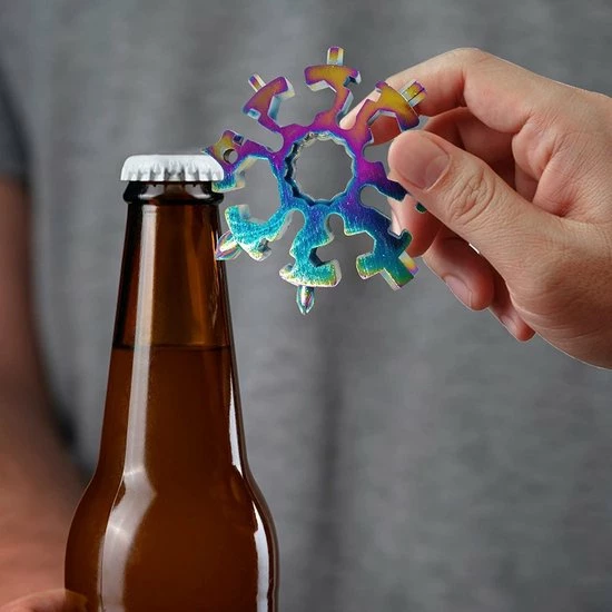 Kopen ✔️ Merkloos 20-in-1 Sneeuwvlok Multitool - Ringsleutel - Inbussleutel - Schroevendraaier - Flesopener - Mesje - Snowflake - Sinterklaas - Kerst - Cadeau Tip - Parelmoer / Kleurrijk 🥰 5 Kopen ✔️ Merkloos 20-in-1 Sneeuwvlok Multitool - Ringsleutel - Inbussleutel - Schroevendraaier - Flesopener - Mesje - Snowflake - Sinterklaas - Kerst - Cadeau Tip - Parelmoer / Kleurrijk 🥰 - Afbeelding 3