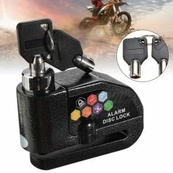 Flash-uitverkoop 🧨 Titan Remschijfslot Alarm - Fietsalarm Waterdicht - Scooter Alarm - Anti Diefstal - Schijfremslot 🎁