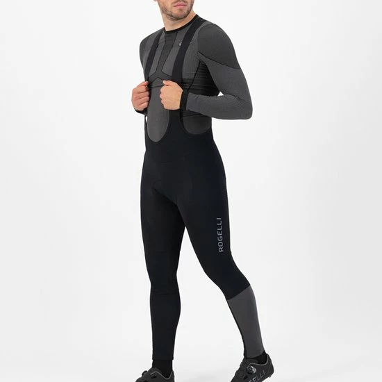 Korting ⌛ Rogelli Essential HI VIS Bibtight - Lange Fietsbroek Heren - Zwart/Reflectie - Maat L ✔️ 14 Korting ⌛ Rogelli Essential HI VIS Bibtight - Lange Fietsbroek Heren - Zwart/Reflectie - Maat L ✔️ - Afbeelding 12