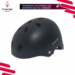 Hete verkoop 🎉 Kinderfietshelm Pro Sport Lights - Skate Fietshelm Voor Kinderen - Matt Zwart - Kinderhelm 53 - 60 Cm 🎁 -MGO Leisure Wear winkel 550x550 506