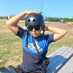 Hete verkoop 🎉 Kinderfietshelm Pro Sport Lights - Skate Fietshelm Voor Kinderen - Matt Zwart - Kinderhelm 53 - 60 Cm 🎁 -MGO Leisure Wear winkel 550x550 514