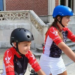 Hete verkoop 🎉 Kinderfietshelm Pro Sport Lights - Skate Fietshelm Voor Kinderen - Matt Zwart - Kinderhelm 53 - 60 Cm 🎁 -MGO Leisure Wear winkel 550x550 516