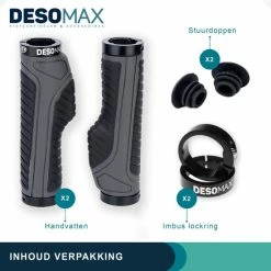 Goedkoopste 🎉 Desmax Ergonomische Mountainbike Handvat Set - Ergo Handvatten Voor MTB - Trekking - Tegen Slapende Handen / Tintelende Vingers 🎉 -MGO Leisure Wear winkel 550x550 551