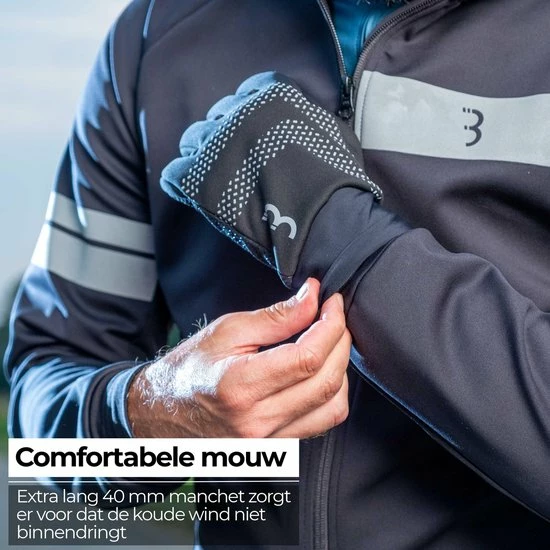 Groothandel 🎁 BBB Cycling RaceShield WB 2.0 Fietshandschoenen Winter - Fiets Handschoenen Touchscreen - Wind- En Waterdicht - Zwart - Maat XXXL ⭐ 5 Groothandel 🎁 BBB Cycling RaceShield WB 2.0 Fietshandschoenen Winter - Fiets Handschoenen Touchscreen - Wind- En Waterdicht - Zwart - Maat XXXL ⭐ - Afbeelding 3