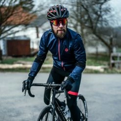 Beste Verkoop ❤️ Rogelli Brave Winterjack - Fietsjack Heren - Blauw/Zwart/Rood - Maat XL 😍 -MGO Leisure Wear winkel 550x550 660