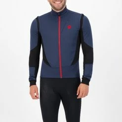 Beste Verkoop ❤️ Rogelli Brave Winterjack - Fietsjack Heren - Blauw/Zwart/Rood - Maat XL 😍 -MGO Leisure Wear winkel 550x550 663