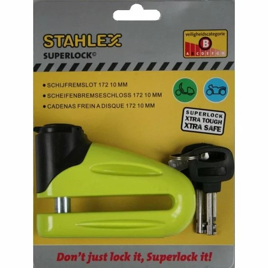 Aanbiedingen π Stahlex Schijfremslot 10mm - Geel β 4 Aanbiedingen π Stahlex Schijfremslot 10mm - Geel β - Afbeelding 2