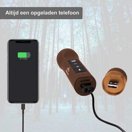 Coupon 😉 FONSAFE 5in1 Multi Powerbank Voor Fiets Met Bluetooth Speaker En LED Lamp - Universeel Fiets Accessoires - Multifunctioneel - Draagbaar - FM-Radio En MP3 - Handsfree Bellen - Zaklamp - Koffie / Bruin 🎉 9 Coupon 😉 FONSAFE 5in1 Multi Powerbank Voor Fiets Met Bluetooth Speaker En LED Lamp - Universeel Fiets Accessoires - Multifunctioneel - Draagbaar - FM-Radio En MP3 - Handsfree Bellen - Zaklamp - Koffie / Bruin 🎉 - Afbeelding 7