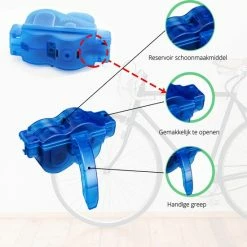 Beste deal 😀 Bluebird Fietsketting Reiniger Incl. 3 Borstels - Fiets Accessoires - Ketting Schoonmaken - 6 Delig - Fiets Onderhoud - Racefiets - Fietsgereedschap - Kettingborstel - Schrobber - Spray Fietsketting Reiniger Smeren - Bike Chain Cleaner 🎁 -MGO Leisure Wear winkel 550x550 712