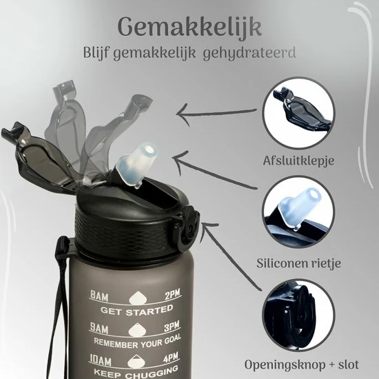 Kopen ๐ Migliore Bidon 600 Ml - Met Rietje - BPA Vrij - Sport - 750 Ml - Ook In 1 Liter En 2 Liter ๐งจ 7 Kopen ๐ Migliore Bidon 600 Ml - Met Rietje - BPA Vrij - Sport - 750 Ml - Ook In 1 Liter En 2 Liter ๐งจ - Afbeelding 5