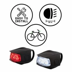 Top 10 😀 In Round Fietsverlichting Pro Set LED Fietslampjes Wit En Rood ⌛ -MGO Leisure Wear winkel 550x550 91