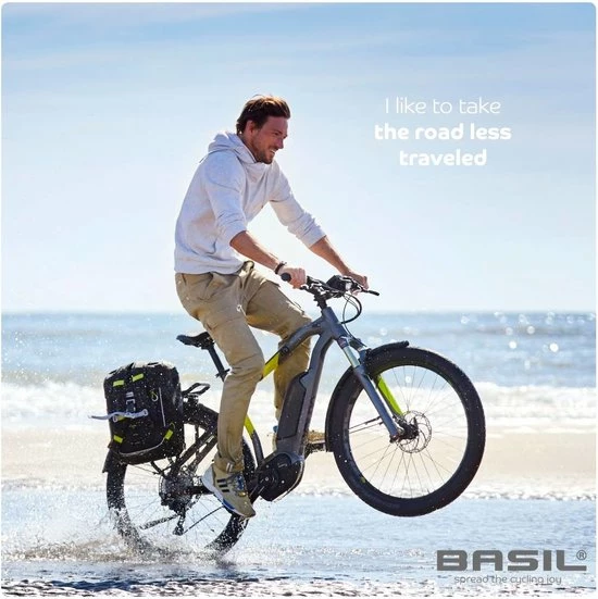 Gloednieuw 😍 Basil Miles Fietsrugzak - Enkele Fietstas - Zwart - 17 Liter 🤩 4 Gloednieuw 😍 Basil Miles Fietsrugzak - Enkele Fietstas - Zwart - 17 Liter 🤩 - Afbeelding 2