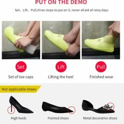 Groothandel ✔️ LIXIN Regen Overschoenen - Geel - Maat L - Maat 40 Tot 45 - Waterdichte Overschoenen - Siliconen Overschoenen - Herbruikbare Regenlaarzen - Anti Slip - Fietsen, Vissen - Voor Mannen En Vrouwen ✨ -MGO Leisure Wear winkel 550x552 11