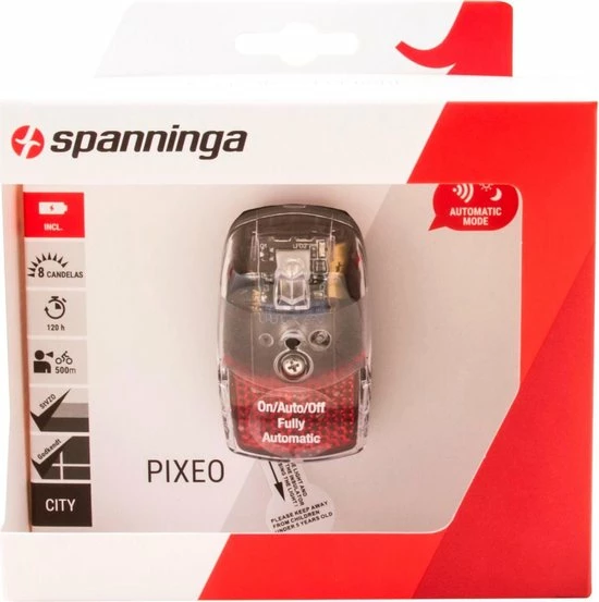 Beste Pirce 🤩 Spanninga Pixeo Fiets Achterlicht - Batterij - Met Auto-sensor ✔️ 15 Beste Pirce 🤩 Spanninga Pixeo Fiets Achterlicht - Batterij - Met Auto-sensor ✔️ - Afbeelding 13