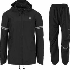 Nieuw 👏 AGU Original Regenpak Essential - Zwart - XXL - Dames & Heren - Waterdicht & Ademend 👍