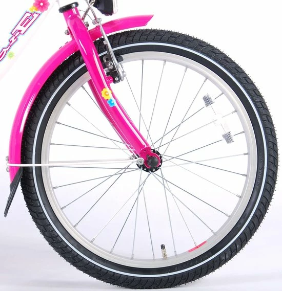 Hete verkoop ๐งจ Volare Ashley Kinderfiets - Meisjes- 20 Inch - Wit/Roze - 95% Afgemonteerd ๐ 5 Hete verkoop ๐งจ Volare Ashley Kinderfiets - Meisjes- 20 Inch - Wit/Roze - 95% Afgemonteerd ๐ - Afbeelding 3