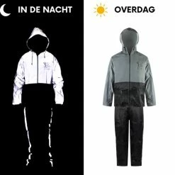 Aanbiedingen ✨ C-Line Regenpak Met Capuchon - Reflecterende Jas - Nieuw Model - Volwassen Maat XXL 😍 -MGO Leisure Wear winkel 550x573 1