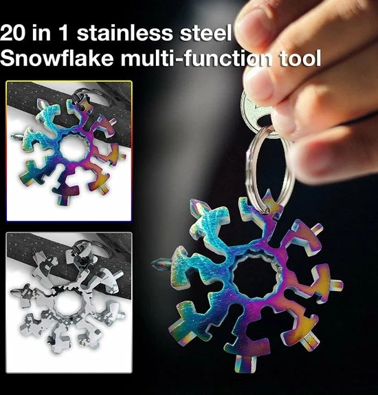 Kopen ✔️ Merkloos 20-in-1 Sneeuwvlok Multitool - Ringsleutel - Inbussleutel - Schroevendraaier - Flesopener - Mesje - Snowflake - Sinterklaas - Kerst - Cadeau Tip - Parelmoer / Kleurrijk 🥰 9 Kopen ✔️ Merkloos 20-in-1 Sneeuwvlok Multitool - Ringsleutel - Inbussleutel - Schroevendraaier - Flesopener - Mesje - Snowflake - Sinterklaas - Kerst - Cadeau Tip - Parelmoer / Kleurrijk 🥰 - Afbeelding 7