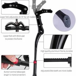 Beste Verkoop 🧨 Decopatent PRO Fietsstandaard - 24- 29 Inch - Mountainbike Standaard - Verstelbaar 46 -> 50 Cm - Fietsenstandaard - Zijstandaard 🧨 -MGO Leisure Wear winkel 550x577 5