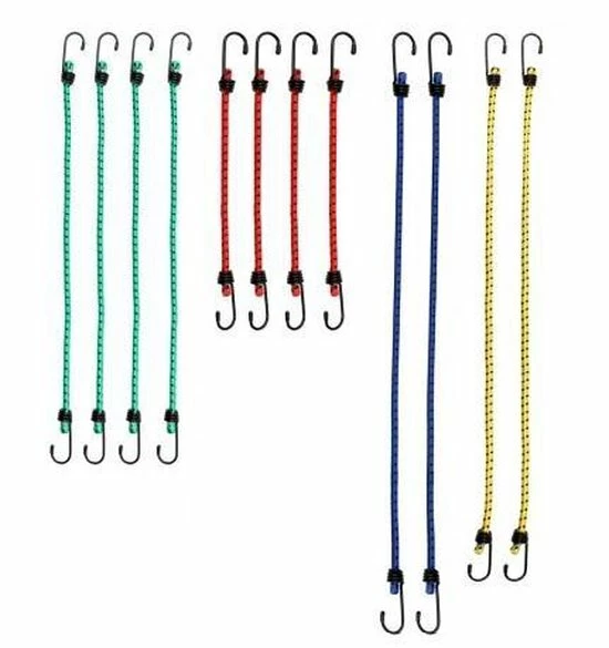 Aanbiedingen 👍 Merkloos 12 X Rubberen Bagagespin Met Haken 30-95 Cm X 8 Mm 🎁 12 Aanbiedingen 👍 Merkloos 12 X Rubberen Bagagespin Met Haken 30-95 Cm X 8 Mm 🎁 - Afbeelding 10