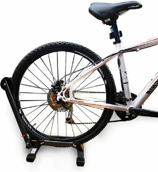 Uitgang 😉 4bikez® Universele Vrijstaande Fietsstandaard - Zwart 👏 5 Uitgang 😉 4bikez® Universele Vrijstaande Fietsstandaard - Zwart 👏 - Afbeelding 3