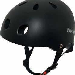 Hete verkoop 🎉 Kinderfietshelm Pro Sport Lights - Skate Fietshelm Voor Kinderen - Matt Zwart - Kinderhelm 53 - 60 Cm 🎁