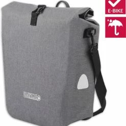 Beste Verkoop 😀 Lynx TPU Fietstas Met Quick-mount Systeem Voor E-bike XL 23 Liter Grijs ⌛