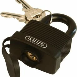 Promo 🥰 Abus 70/45 Marine - Hangslot - Zwart 🤩 -MGO Leisure Wear winkel 550x607 4