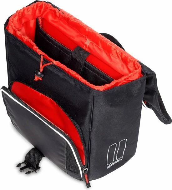 Gloednieuw ✔️ Basil Sport Design Enkele Fietstas - Black - 18 Liter 🤩 9 Gloednieuw ✔️ Basil Sport Design Enkele Fietstas - Black - 18 Liter 🤩 - Afbeelding 7