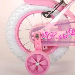 Begroting 🤩 Volare Rose Kinderfiets - Meisjes - 12 Inch - Roze - 2 Handremmen 😍 -MGO Leisure Wear winkel 550x616 3