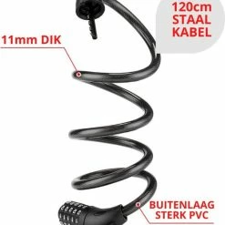 Beste Pirce 😀 Bikeway - Combinatie Kabelslot - Fietsslot - Cijferslot - Anti-kras - Fietsketting - 125cm - Zwart 🤩 12 Beste Pirce 😀 Bikeway - Combinatie Kabelslot - Fietsslot - Cijferslot - Anti-kras - Fietsketting - 125cm - Zwart 🤩 -MGO Leisure Wear winkel 550x628