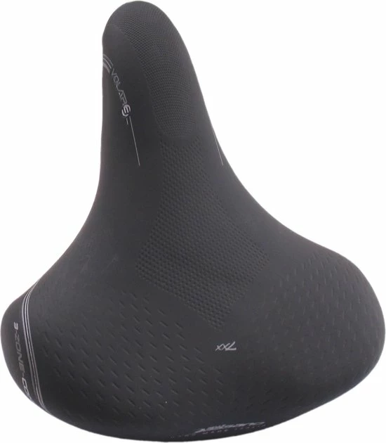 Promo 😍 Zadel Selle Bassano Volare BigCity XXL Elastomeer - Zwart 🤩 6 Promo 😍 Zadel Selle Bassano Volare BigCity XXL Elastomeer - Zwart 🤩 - Afbeelding 4