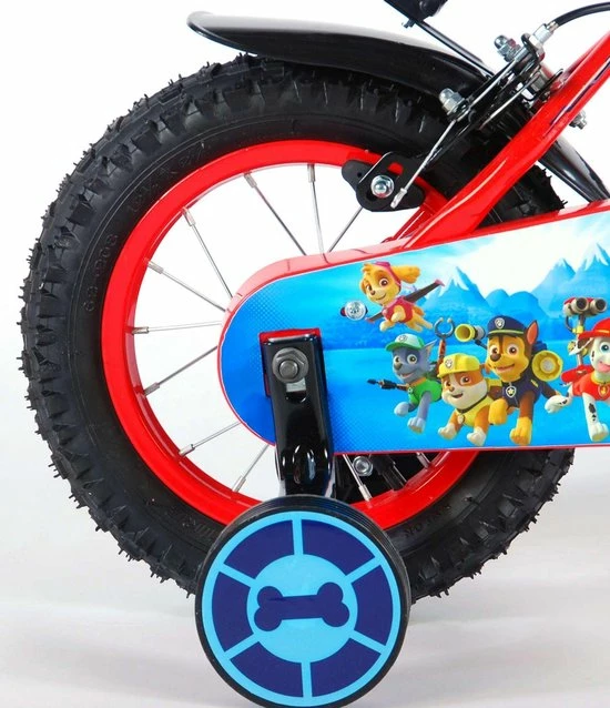 Groothandel 👏 Volare Paw Patrol Kinderfiets - Jongens - 12 Inch - Rood Blauw - 2 Handremmen ❤️ 9 Groothandel 👏 Volare Paw Patrol Kinderfiets - Jongens - 12 Inch - Rood Blauw - 2 Handremmen ❤️ - Afbeelding 7