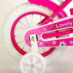 Flash-uitverkoop 🔥 Volare Lovely Kinderfiets - Meisjes - 12 Inch - Roze/Wit 🔥 -MGO Leisure Wear winkel 550x641 1