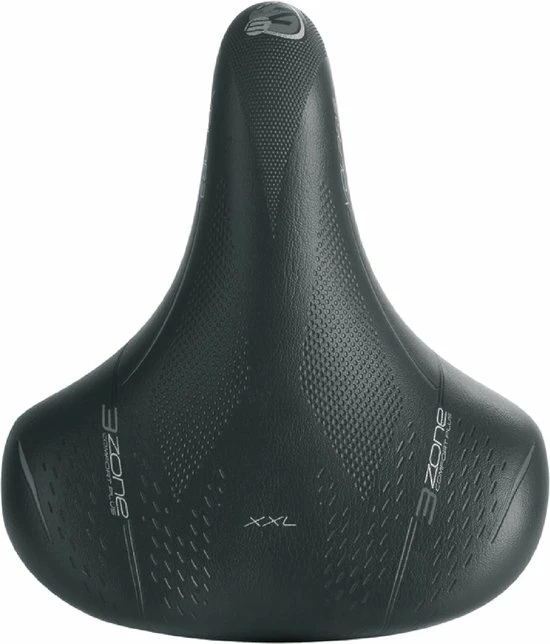 Promo 😍 Zadel Selle Bassano Volare BigCity XXL Elastomeer - Zwart 🤩 14 Promo 😍 Zadel Selle Bassano Volare BigCity XXL Elastomeer - Zwart 🤩 - Afbeelding 12