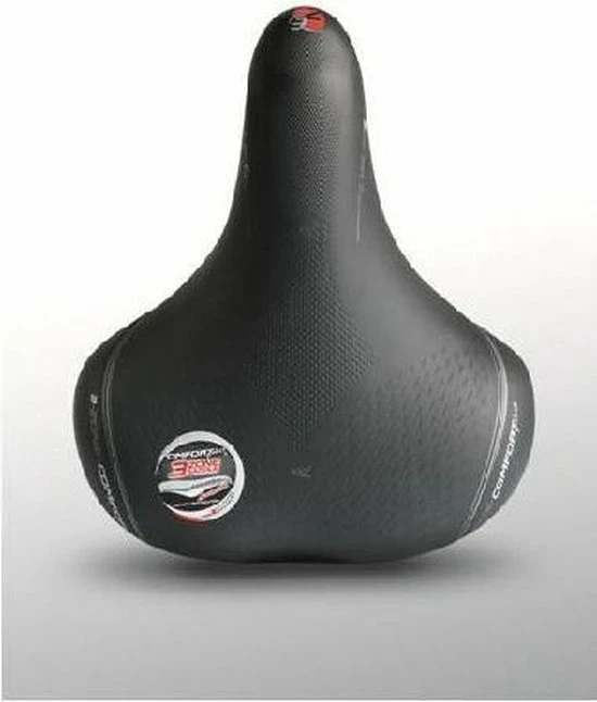 Promo 😍 Zadel Selle Bassano Volare BigCity XXL Elastomeer - Zwart 🤩 15 Promo 😍 Zadel Selle Bassano Volare BigCity XXL Elastomeer - Zwart 🤩 - Afbeelding 13