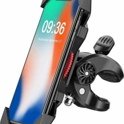 Beste Pirce 👏 BG4U Stevige Universele Telefoonhouder Fiets | Fiets Telefoon Houder Extra Stevig | Smartphonehouder Fiets Tot 6,5 Inch | Fietshouder Geschikt Voor IPhone, Samsung En Alle Overige Telefoon Merken 🔥