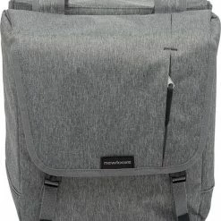 Nieuw 💯 New Looxs Nova MIK Afneembare Dubbele Fietstas - 32 Liter – Grijs 👏 -MGO Leisure Wear winkel 550x654