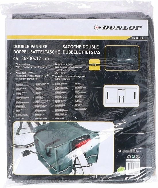 Beste deal β Dunlop Dubbele Fietstas 26 Liter Grijs π― 4 Beste deal β Dunlop Dubbele Fietstas 26 Liter Grijs π― - Afbeelding 2