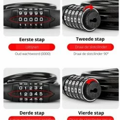 Beste Pirce 😀 Bikeway - Combinatie Kabelslot - Fietsslot - Cijferslot - Anti-kras - Fietsketting - 125cm - Zwart 🤩 13 Beste Pirce 😀 Bikeway - Combinatie Kabelslot - Fietsslot - Cijferslot - Anti-kras - Fietsketting - 125cm - Zwart 🤩 -MGO Leisure Wear winkel 550x659