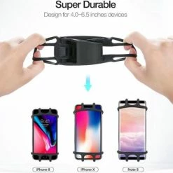 Coupon 🌟 ExCorn Smartphone Houder Fiets - Telefoonhouder Voor Op De Fiets - Mobiele Telefoonhouder - Gsm Toestel - Stuur - Universeel - Zwart - Bike Mount Holder | ( Apple / IPhone / Samsung / Huawei / Nokia / LG / HTC / Sony / Xiaomi / Acer / Google) 💯 -MGO Leisure Wear winkel 550x675 2