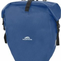 Gloednieuw 😉 Dutch Mountains Enkele Fietstas | Sterke En 100% Waterdichte Fietstas En Schoudertas In 1 | 24 Liter | Blauw ❤️