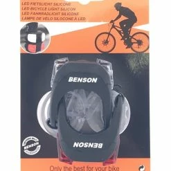 Hete verkoop ✔️ Benson LED Fietslamp Silicone - 2 Delig 👍 -MGO Leisure Wear winkel 550x685 5