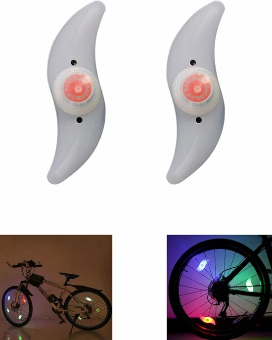 Top 10 🤩 Merkloos Spaakverlichting Fiets Met Drie Verschillende Standen Rood 2 Stuks 13x4x2cm | Lampjes Voor Fietswiel ⭐ 3 Top 10 🤩 Merkloos Spaakverlichting Fiets Met Drie Verschillende Standen Rood 2 Stuks 13x4x2cm | Lampjes Voor Fietswiel ⭐