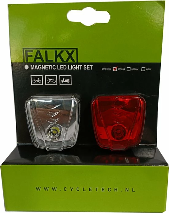 Aanbiedingen π Falkx Magnetische Verlichtingsset LED Voorlicht En Achterlicht - Nooit Meer Batterijen Nodig 𧨠3 Aanbiedingen π Falkx Magnetische Verlichtingsset LED Voorlicht En Achterlicht - Nooit Meer Batterijen Nodig π§¨