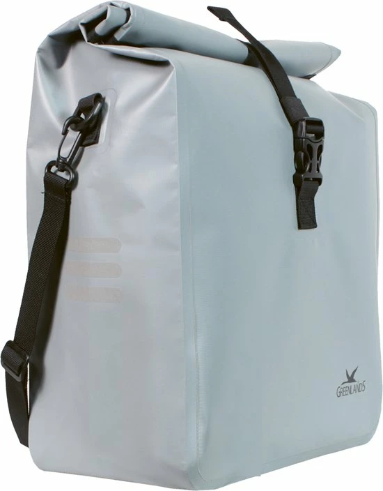 Nieuw ❤️ Greenlands Waterproof - Fietstas - Waterdichte Fietstas - Rolsluiting - Grijs - 18,5 Liter ⌛ 9 Nieuw ❤️ Greenlands Waterproof - Fietstas - Waterdichte Fietstas - Rolsluiting - Grijs - 18,5 Liter ⌛ - Afbeelding 7