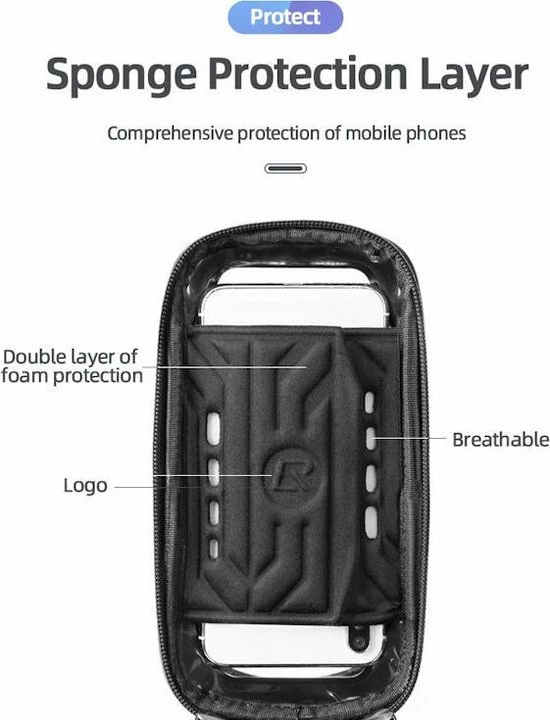 Beste Pirce ๐ฏ Decopatent PRO Stuurtas - Telefoonhouder Fiets Waterdicht - Fietstas Universeel Tot 6.8 Inch Gsm - Mtb - Ebike - IPhone - Samsung โจ 4 Beste Pirce ๐ฏ Decopatent PRO Stuurtas - Telefoonhouder Fiets Waterdicht - Fietstas Universeel Tot 6.8 Inch Gsm - Mtb - Ebike - IPhone - Samsung โจ - Afbeelding 2