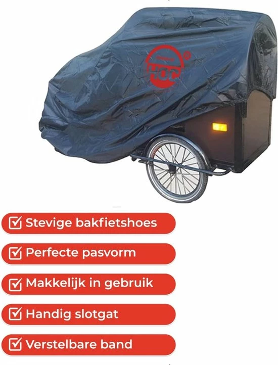 Coupon 🎁 CUHOC Bakfietshoes Voor Grotere / Elektrische Bakfiets (met Huif) - Red Label 🥰 12 Coupon 🎁 CUHOC Bakfietshoes Voor Grotere / Elektrische Bakfiets (met Huif) - Red Label 🥰 - Afbeelding 10