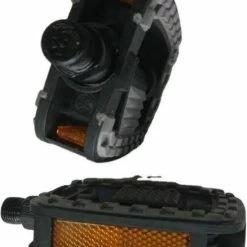 Promo 🔔 LOUZIR Anti Slip Fiets Pedalen- Fiets Trappers- Met Reflectoren - 2 Stuks 😉