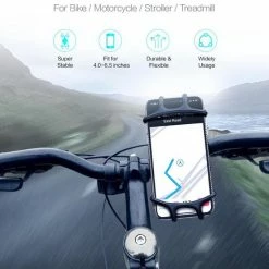 Coupon 🌟 ExCorn Smartphone Houder Fiets - Telefoonhouder Voor Op De Fiets - Mobiele Telefoonhouder - Gsm Toestel - Stuur - Universeel - Zwart - Bike Mount Holder | ( Apple / IPhone / Samsung / Huawei / Nokia / LG / HTC / Sony / Xiaomi / Acer / Google) 💯 -MGO Leisure Wear winkel 550x730 1